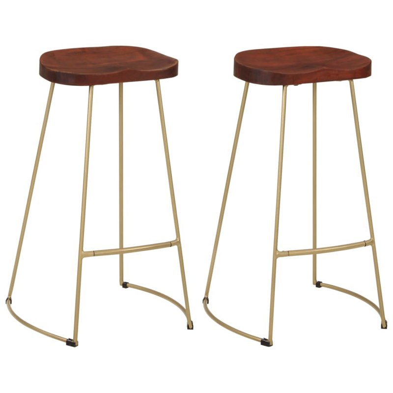 Solid Wood 30.7 in Stool