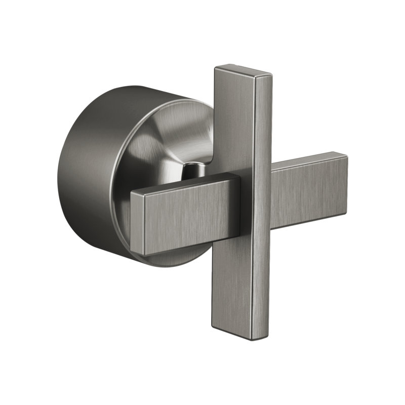 Levoir® Pressure Balance Valve Only Trim, Cross, Luxe Steel