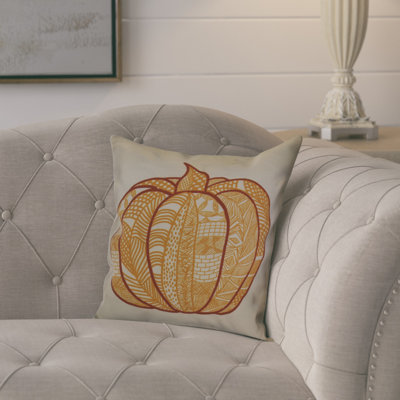Flipping For Fall Reversible Throw Pillow