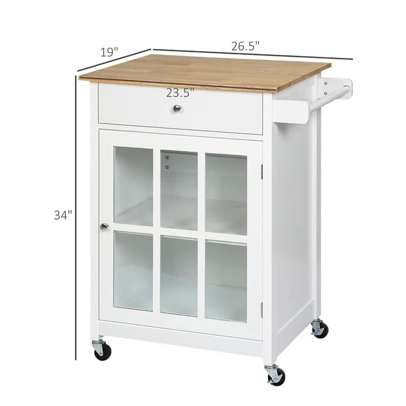 Îlot de cuisine mobile, chariot de cuisine portable
