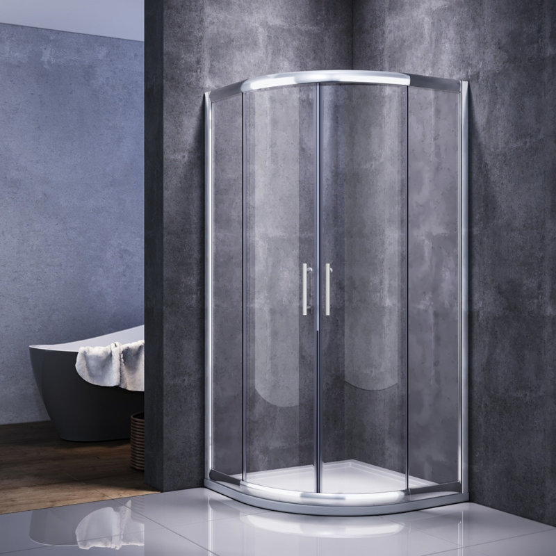 Mangan Quadrant Shower Enclosure, 185cm H x 80cm W x 80cm D
