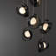 Luminaire suspendu géométrique à 9 lumières Riza-88501234-88501244