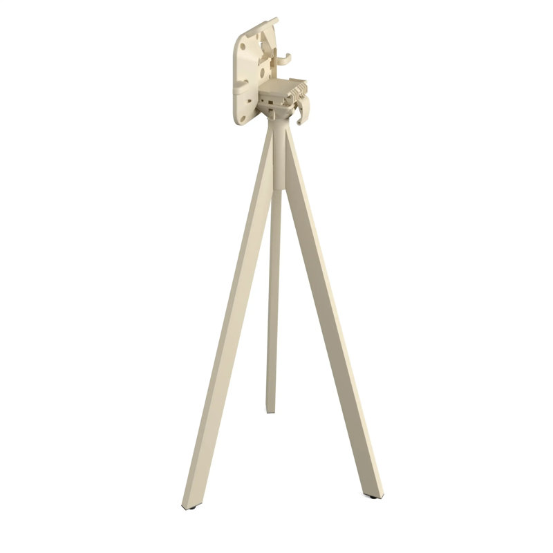 Fillmore Metal Folding Outdoor Bistro Table , cm W cm D, 108cm H x 40cm W x 40cm D, Sand