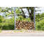 Janusz 100cm W Metal Log Rack-608803202