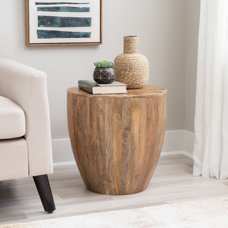 Wood End Table