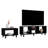 2 Piece Living Room Set, Streamlined With TV Stand And Coffee Table