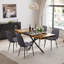 Ensemble de table de salle à manger extensible avec chaises en velours-1798613607-1798613606-1800150148