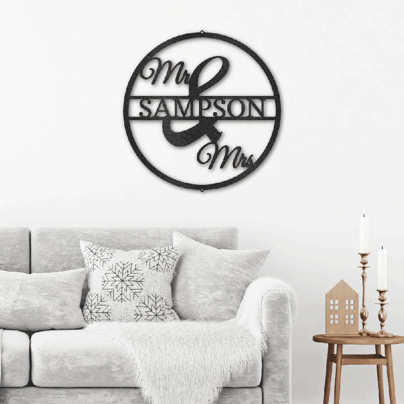Wall Decor on Metal, 75cm H x 75cm W x 0.2cm D, Black, Yes