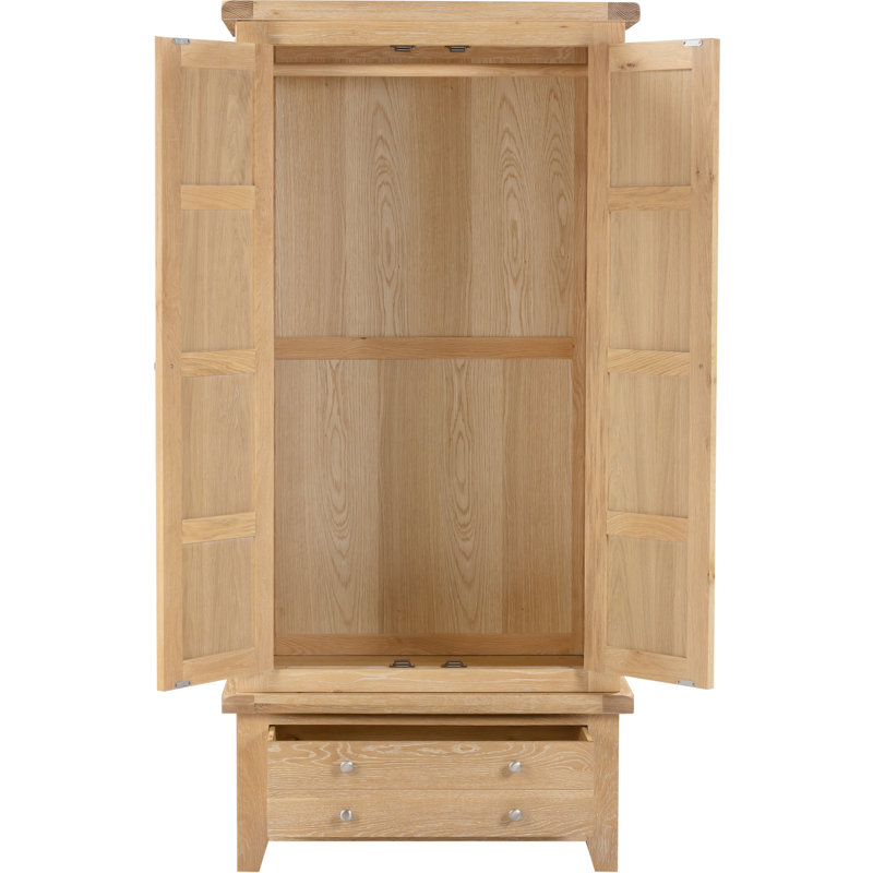Windsor 2 Door Solid Wood Wardrobe