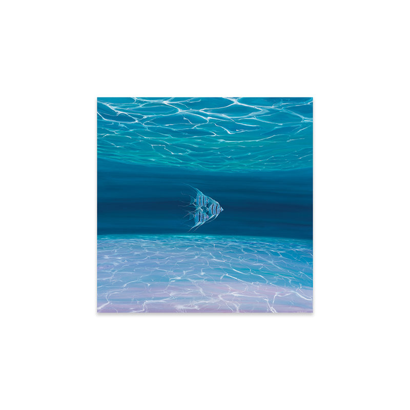Bleu anges bleu marin, Pas de tapis, Unframed, H 24 po x l 24 po x P 0,25 po