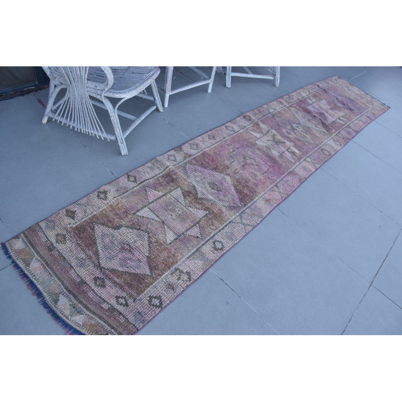 Tapis turc rétro Herki idéal pour les deux espaces intérieurs Design antique