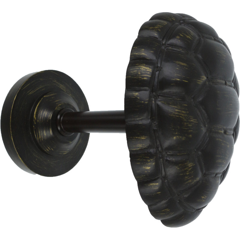 Retenue de rideau à rideaux turtle shell médaillon Cybulski, Bronze