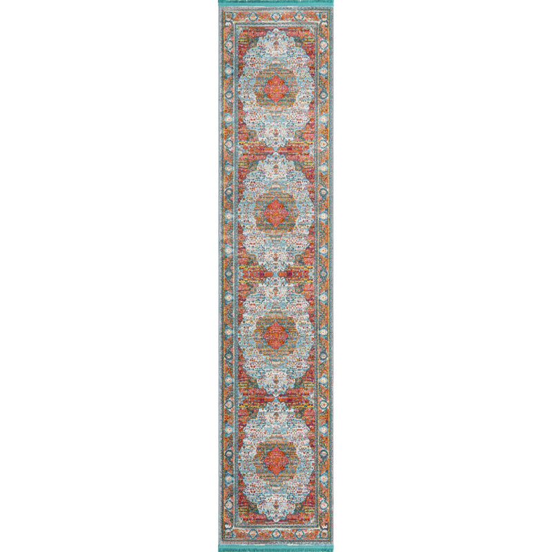 Oriental Indoor Rug, Runner 2'7" x 12'