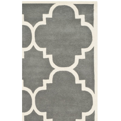 Carolene Hand Tufted Wool Geometric Rug