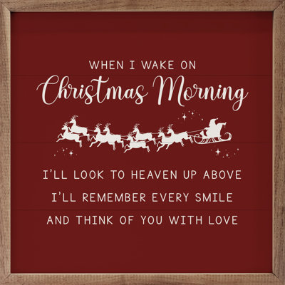 Rouge matin de Noël