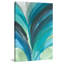 « big blue feuille ii », reproduction de peinture à l’aquarelle sur toile tendue-89405158