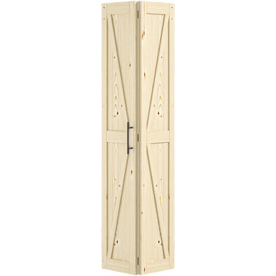 RoomTec Paneled Solid Wood Finished Barn Door without Installation Hardware Kits
