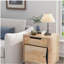Table de chevet en bois naturel
