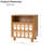 26.7" Modern Nightstand with Mirrored Drawer Fronts, Built-In Charging Station, 2 USB Ports & 2 AC Outlets-1772782537