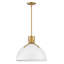 Luminaire suspendu en dôme à 1 lumière Clendon-38031696-74008649-74008652