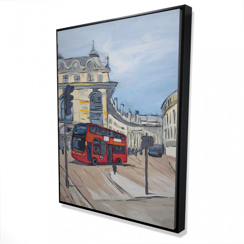 Piccadilly Circus Of London Print On Canvas