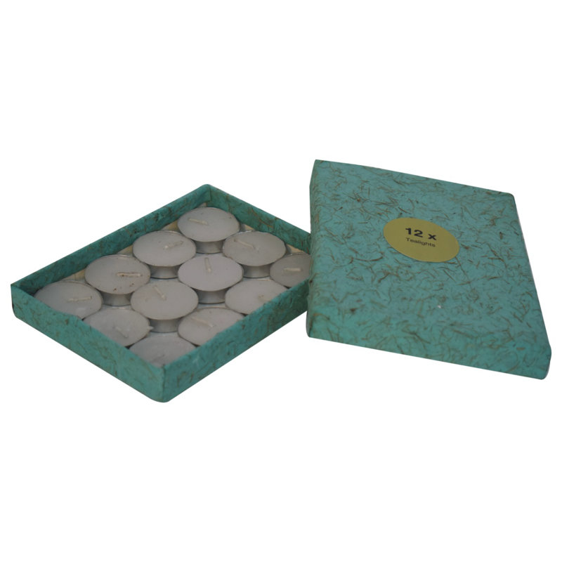 9cm Concrete / Cement Tabletop Tealight Holder with Candle Included