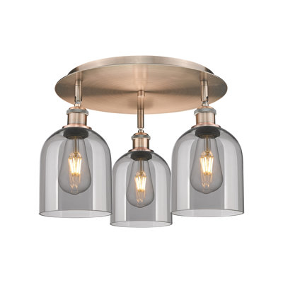 Odaniel Glass Semi Flush Mount