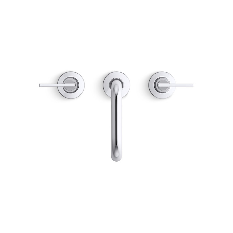 Castia by Studio McGee Widespread Bathroom Sink Faucet 0.5 GPM, Polished Chrome