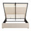 Grand lit tapissier beige avec options de rangement pratiques pour une chambre organisée-643522190-643522291