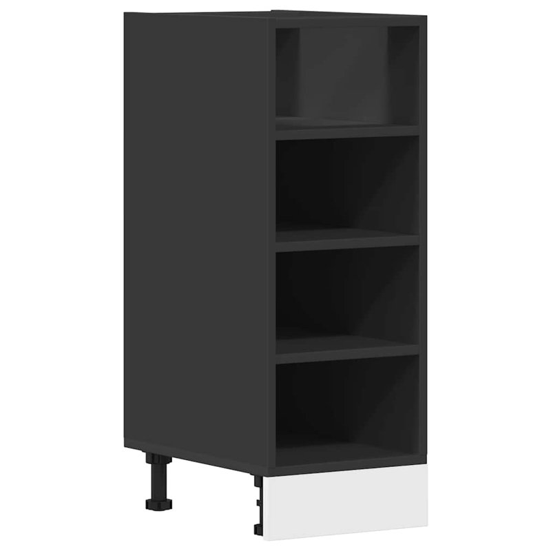 Soinski Bottom Cabinet Riga 30x44.5x81.5 cm Engineered Wood, Black