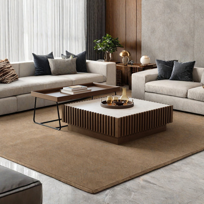 Table basse de style moderne et minimaliste