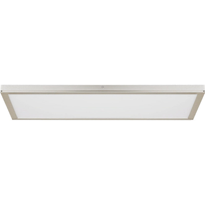 Halpern LED Flush Mount, Nickel, 3000K