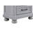 25" Wide Farmhouse 2-Drawer Nightstand in Gray with USB Charging