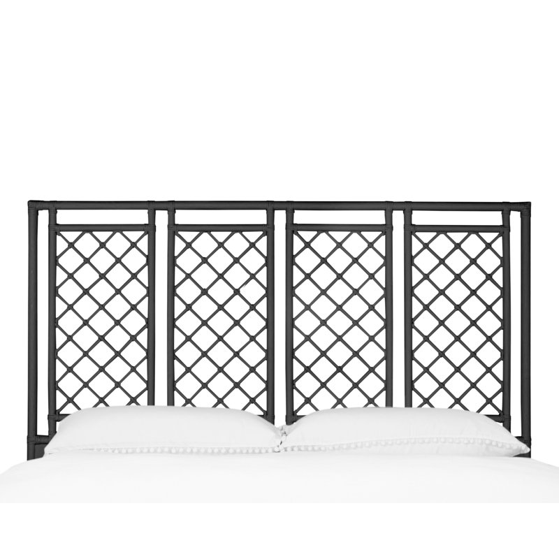 X & Diamond Low Profile Platform Bed, Black, Twin XL