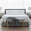Repose-pieds moderne avec repose-pieds en métal doré, banc décoratif rembourré pour chambre à coucher et salon-1860480913