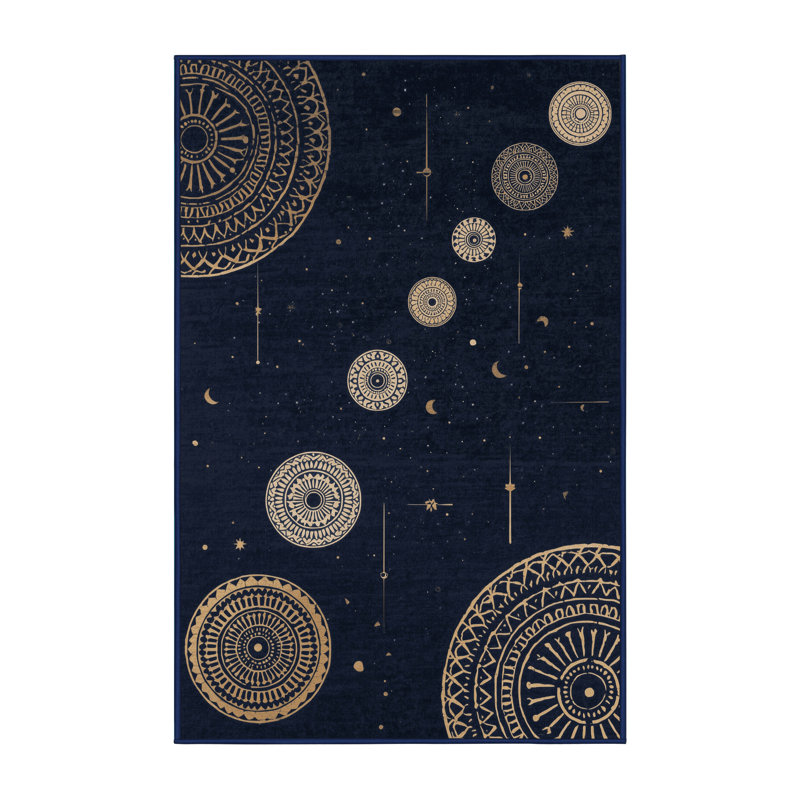 Tapis gris moelleux moelleux d'inspiration globale Suydam, 2x5