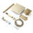 Premium Shower Faucets & Systems In Brushed Gold, Modern Rainfall Combo For Luxurious Experience