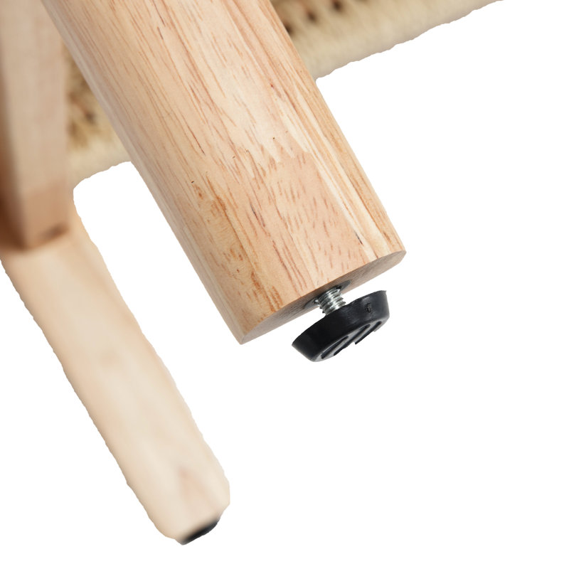Table basse à 4 pieds avec rangement Yohaan, Naturel