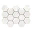 Carreau de mosaïque en porcelaine de 12 po x 12 po Botticino