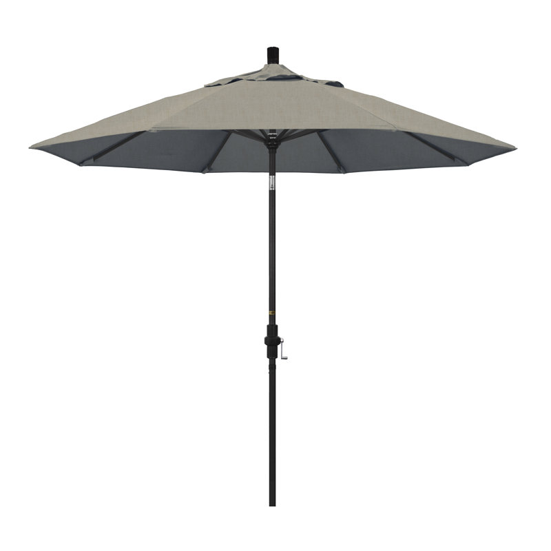 Parasol 9 'Market Sunbrella, Sunbrella® à tissage uni palette colombe