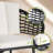 Outdoor 5-Piece Aluminum Dining Set with Powder-Coated Frame, Beige-1249696343-1249696328