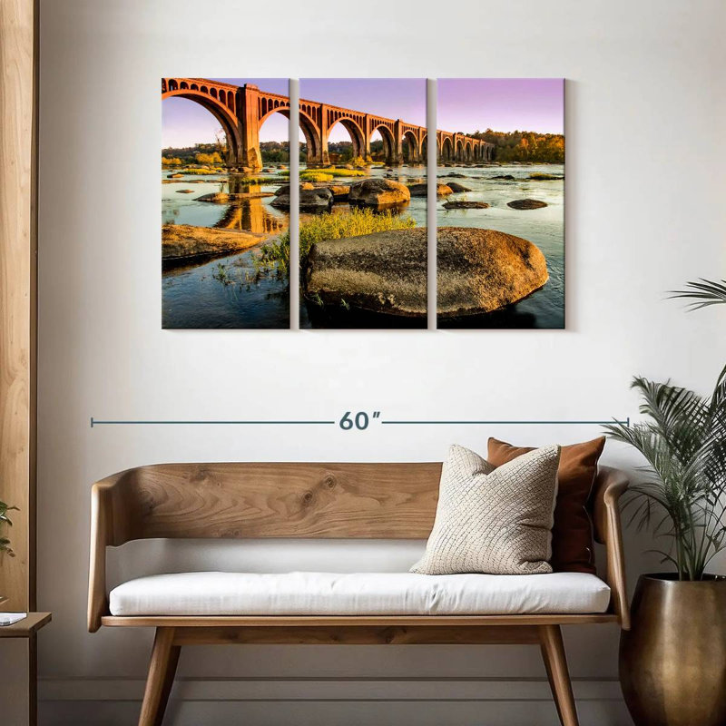 Lilie James River Bridge, H 28 po x l 45 po