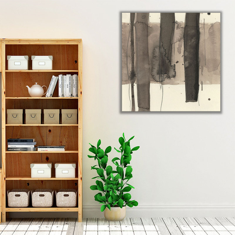 «Wood Piling I», reproduction d'art sur toile, H 12 po x l 12 po