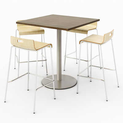 Ensemble de table de salle à manger et de chaises L 21,75 po Bundle