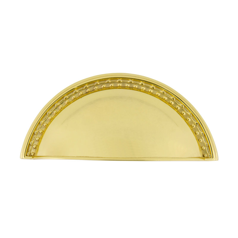 Nostalgic Warehouse Cup Pull Meadows, Unlacquered Brass