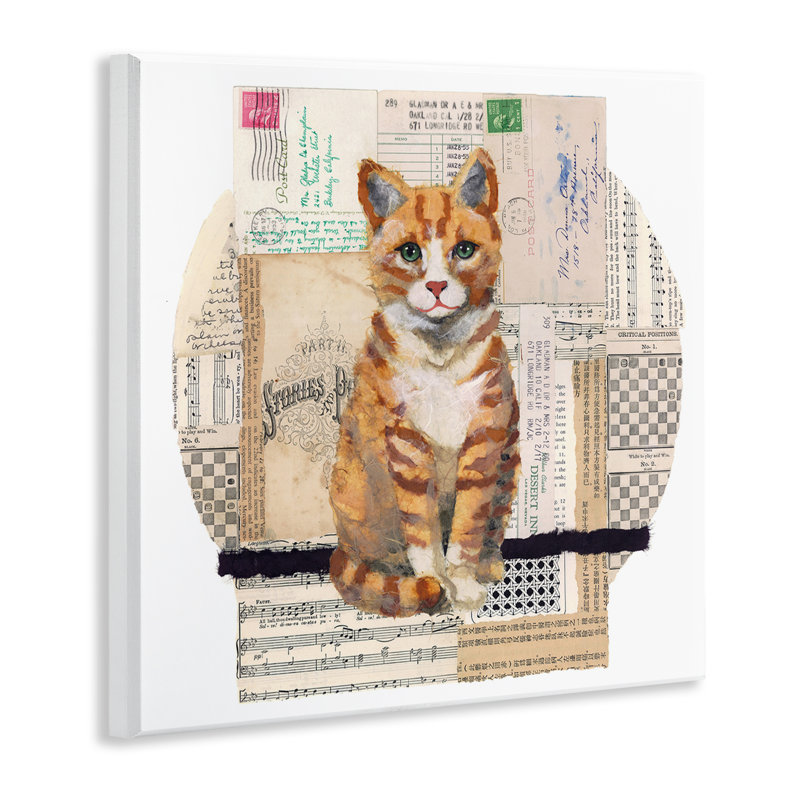 «Orange Cat Collage» par Nancy Overton