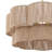 23.2" 6-Light Scalloped Rope Drum Chandelier-1664452976-1664452983