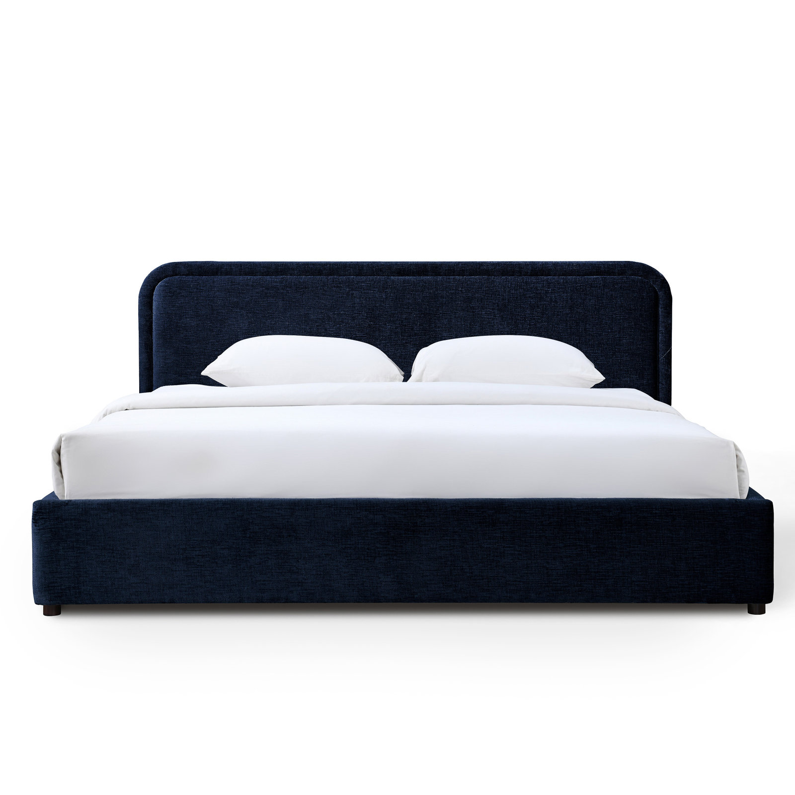 Baneza Platform Bed, Queen, Blue