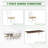 6 - Person Metal Patio Dining Set with Rectangular Table , Cushions Included