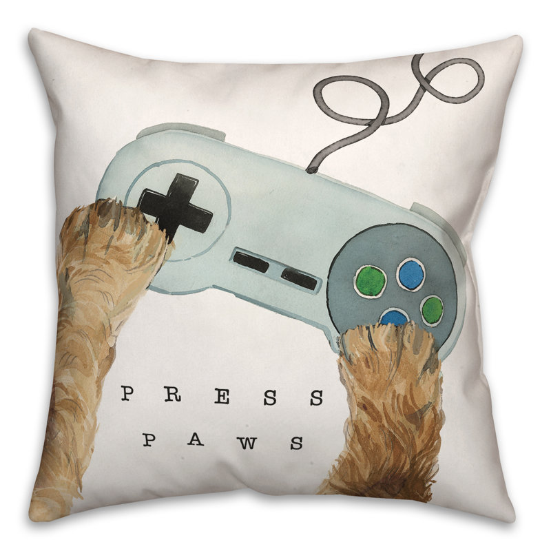 Polyester Throw Square Pillow Cover & Insert